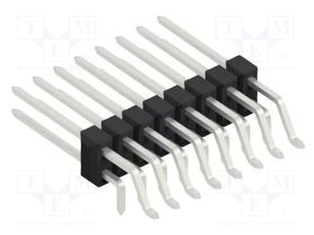 Connector: pin strips; pin header; male; PIN: 16; 2.54mm; SMT,THT