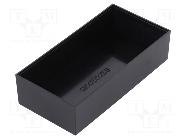 Enclosure: designed for potting; X: 50mm; Y: 100mm; Z: 25mm; ABS