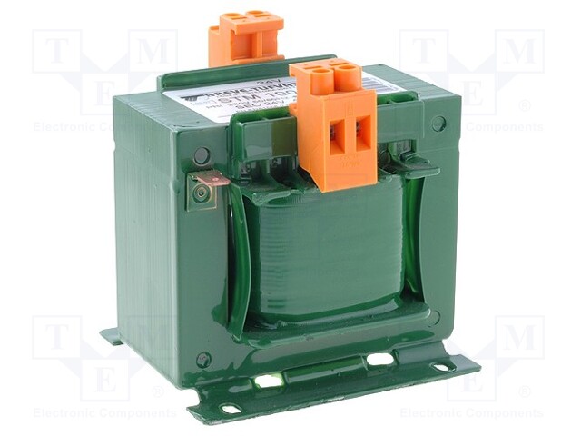 Transformer: mains; 100VA; 230VAC; 36V; Leads: terminal block; IP00