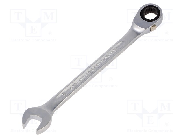 Wrench; combination spanner; 10mm; chromium plated steel