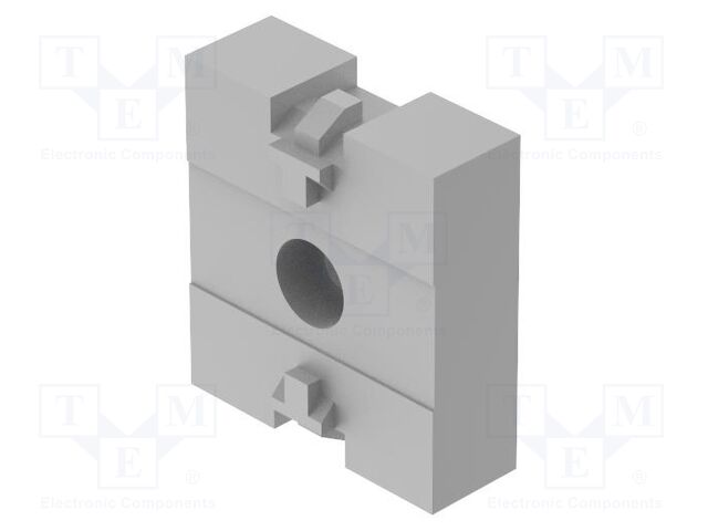 Mounting unit; OptoHiT; grey; 29x32x10mm; plastic