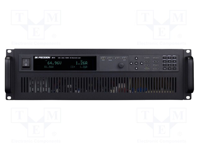 Programmable electronic load DC; 0÷120V; 0÷120A; 750W; 24.6kg