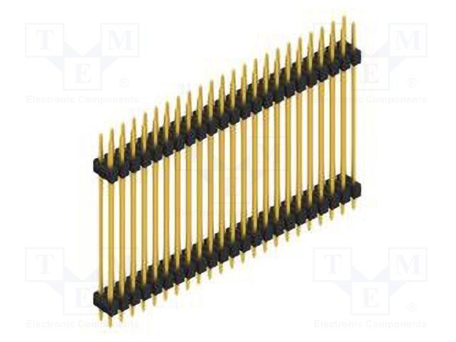 Connector: pin strips; pin header; male; PIN: 46; 2.54mm; THT; 2x23