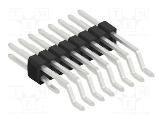 Connector: pin strips; pin header; male; PIN: 16; 1.27mm; SMT; 2x8