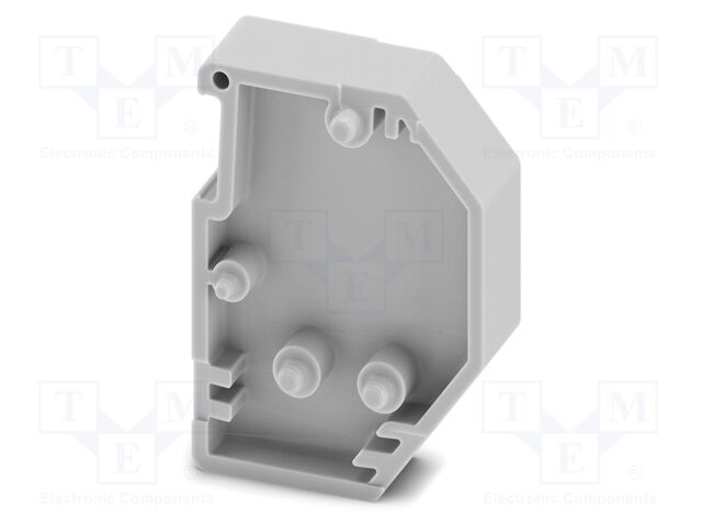 Separating plate; L: 24.4mm; ways: 1; W: 6.2mm; H: 18.5mm; Body: grey