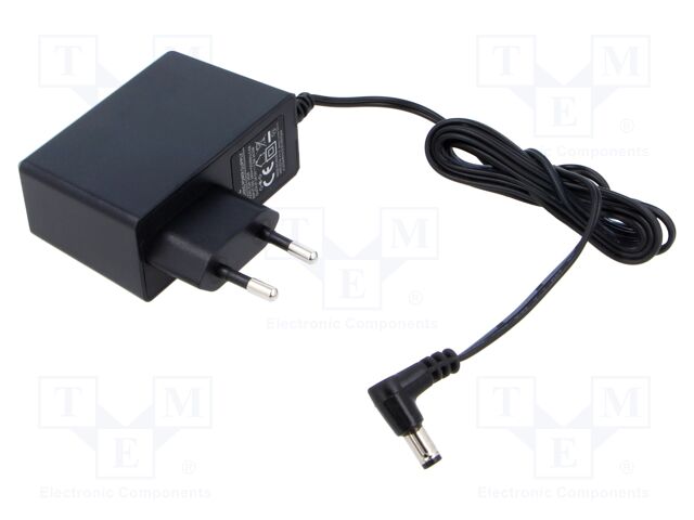 Power supply: switched-mode; mains,plug; 24VDC; 1A; 24W; Plug: EU