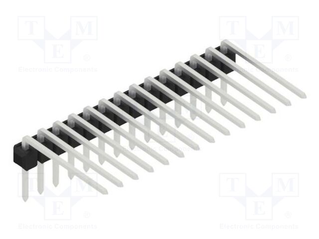 Connector: pin strips; pin header; male; PIN: 14; 2.54mm; THT; 1x14