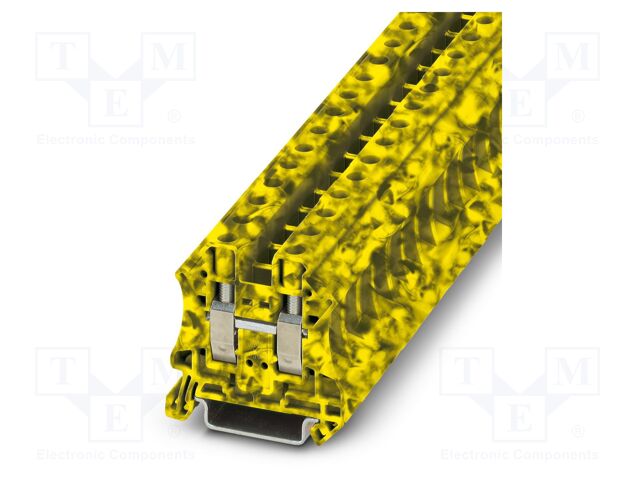 Splice terminal: rail; UT; PA; L: 46.9mm; terminals: 2; W: 10.2mm