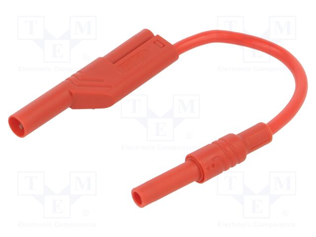 Test lead; 32A; insulated,with 4mm axial socket; Urated: 300V