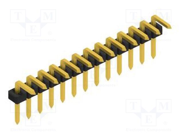Connector: pin strips; pin header; male; PIN: 13; 2mm; THT; 1x13