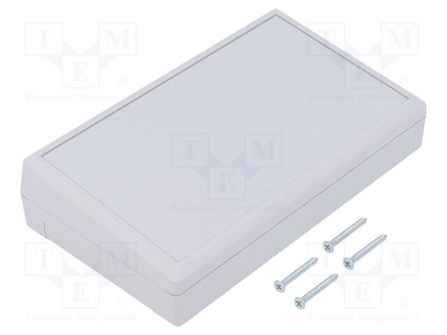 Enclosure: desktop; TENCLOS SLANT SLOPE; X: 145mm; Y: 85mm; ABS