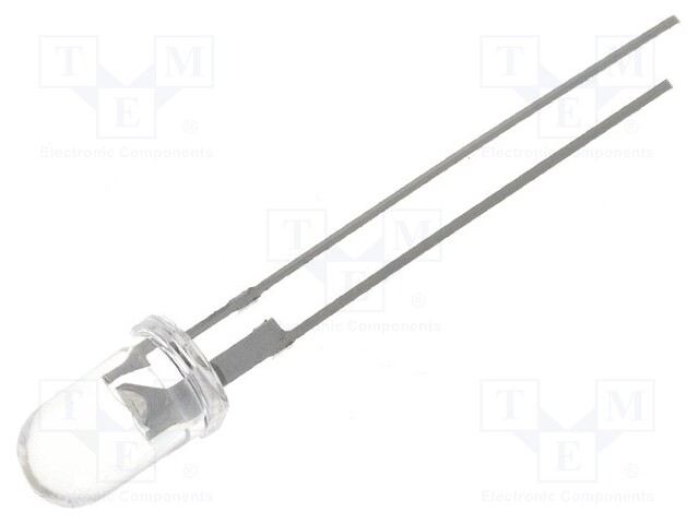 LED; 5mm; white cold; 30000÷40000(typ)-50000mcd; 15°