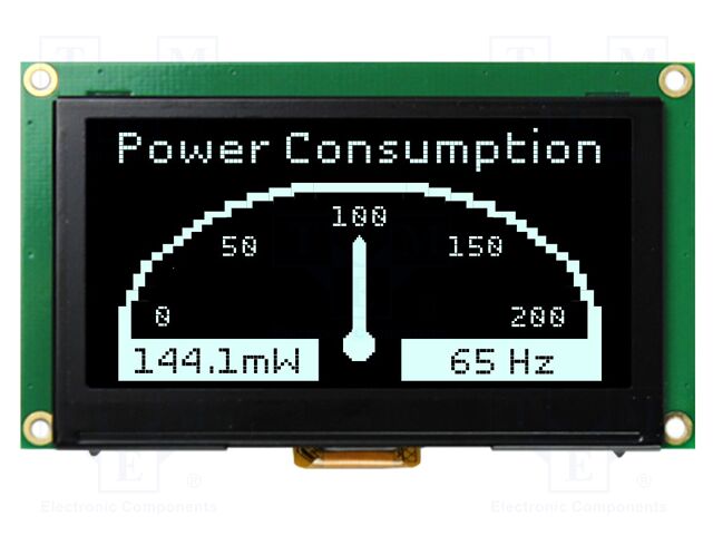 Display: OLED; matrix; 128x64; Dim: 82x47.5x6mm; -40÷85°C; 3.3V