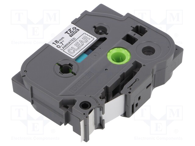 Tape; Width: 18mm; Colour: transparent; Character colour: white