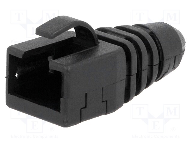 RJ45 plug boot; Colour: black