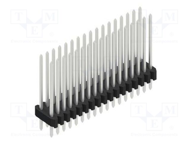 Connector: pin strips; pin header; male; PIN: 34; 1.27mm; THT; 2x17