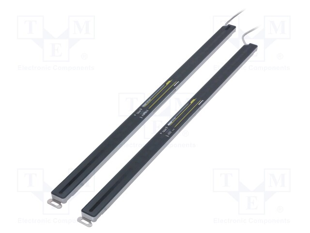 Safety light curtain; H: 640mm; 0.1÷3m; IP67; SF4C; 24VDC; lead 5m