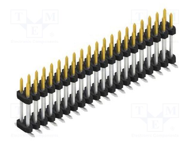Connector: pin strips; pin header; male; PIN: 40; 2mm; SMT; 2x20