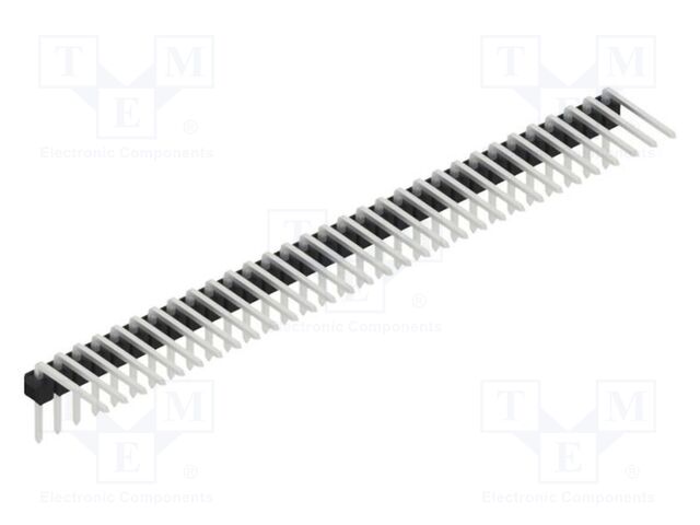 Connector: pin strips; pin header; male; PIN: 31; 2.54mm; THT; 1x31