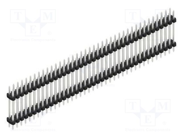 Connector: pin strips; pin header; male; PIN: 78; 2mm; THT; 2x39
