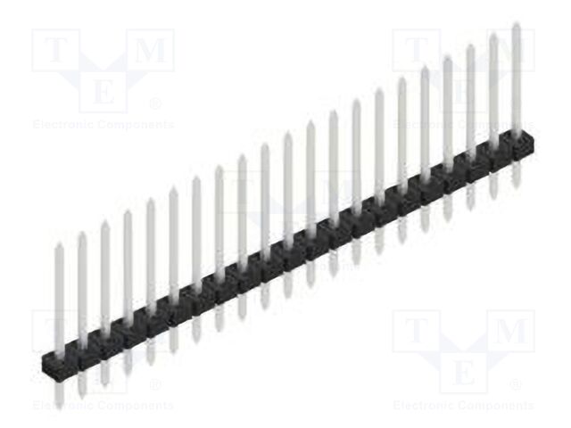 Connector: pin strips; pin header; male; PIN: 21; 2mm; THT; 1x21