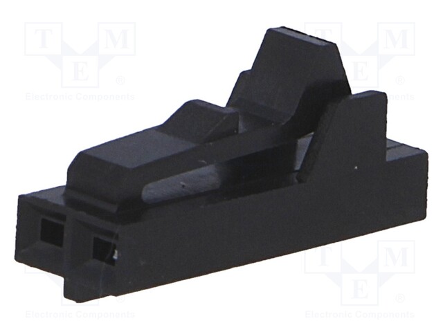 Plug; wire-board; female; AMPMODU MTE; 2.54mm; PIN: 2; w/o contacts