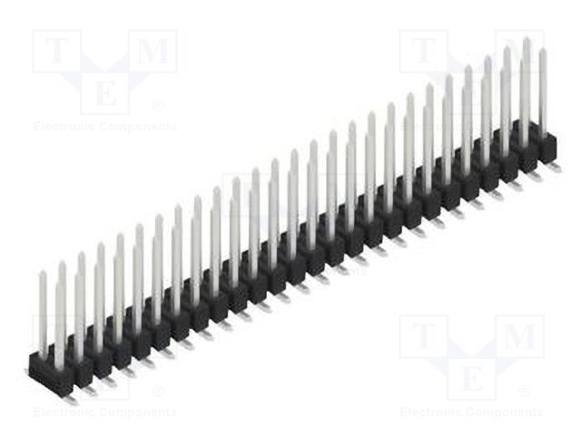 Connector: pin strips; pin header; male; PIN: 52; 2.54mm; SMT; 2x26