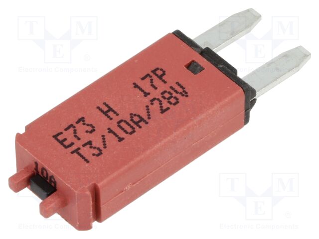 Fuse: resettable; 10A; 28VDC