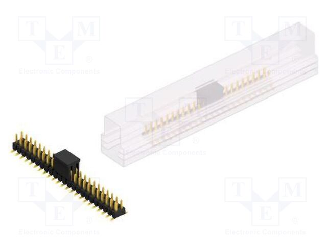 Connector: pin strips; pin header; male; PIN: 46; 2.54mm; SMT; 2x23