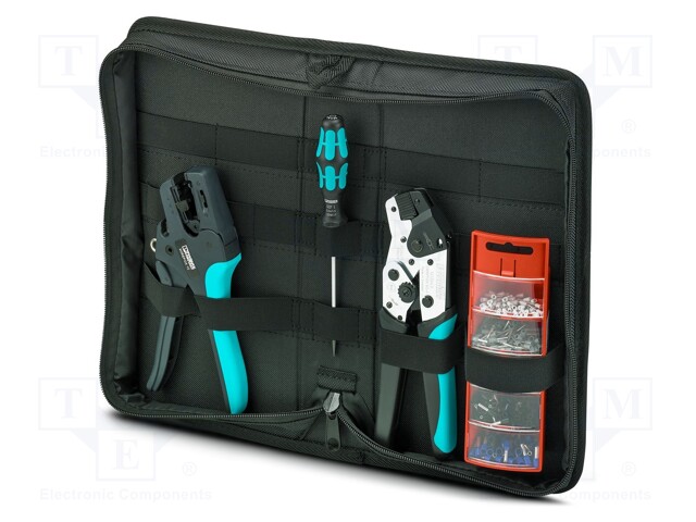 Kit: for installation cables; case
