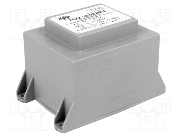 Transformer: encapsulated; 35VA; 230VAC; 6V; 6V; 2.91A; 2.91A; IP00