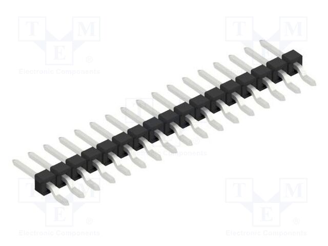 Connector: pin strips; pin header; male; PIN: 17; 2.54mm; SMT; 1x17