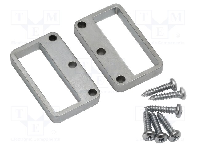 Straight holder; natural; steel; Application: WIDE24