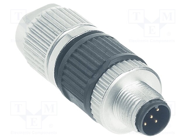 Circular Connector w. Harax M12 L5 M