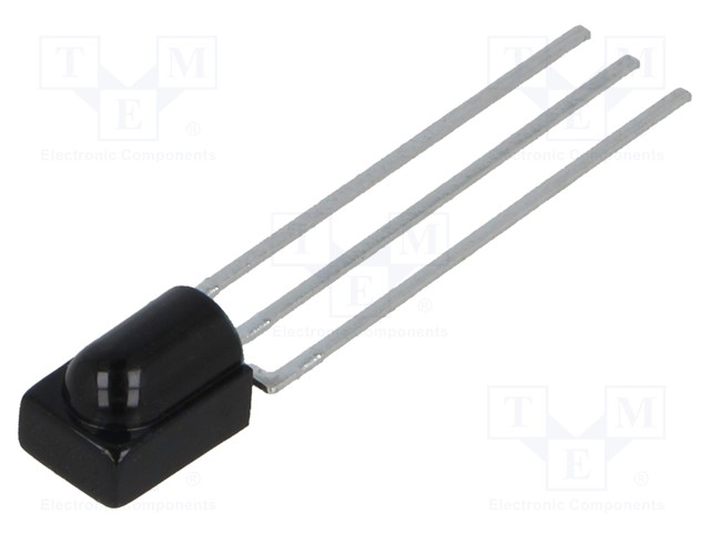 Integrated IR receiver; 38kHz; 45°; 2.5÷5.5V