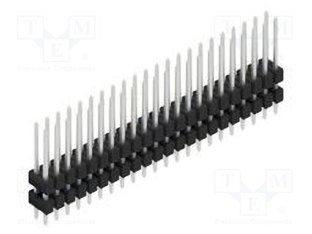 Connector: pin strips; pin header; male; PIN: 44; 2.54mm; THT; 2x22