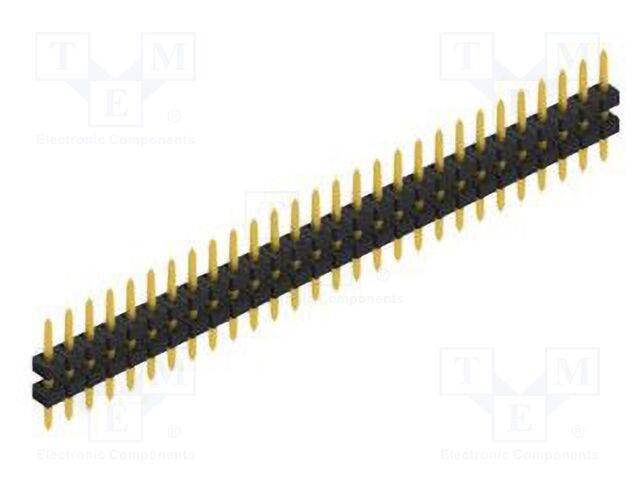 Connector: pin strips; pin header; male; PIN: 28; 2mm; THT; 1x28