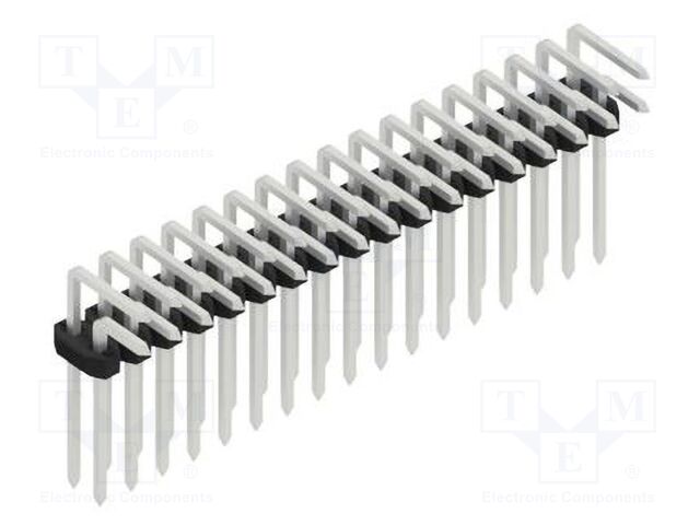 Connector: pin strips; pin header; male; PIN: 34; 2mm; THT; 2x17