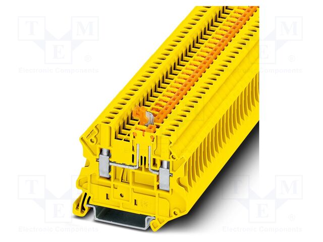 Splice terminal: rail; UT; terminals: 2; W: 5.2mm; H: 57.8mm