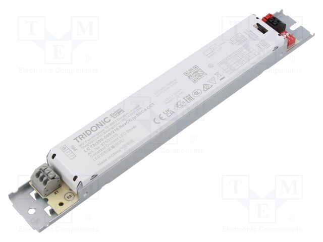 Power supply: switched-mode; LED; 75W; 90÷216VDC; 350÷500mA; IP20