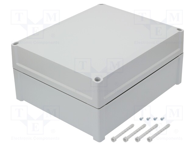 Enclosure: multipurpose; X: 289mm; Y: 344mm; Z: 157mm; TEMPO; ABS