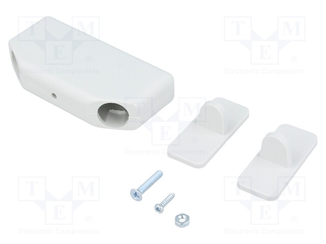 Enclosure: for alarms; X: 35mm; Y: 72mm; Z: 15mm; ABS; grey