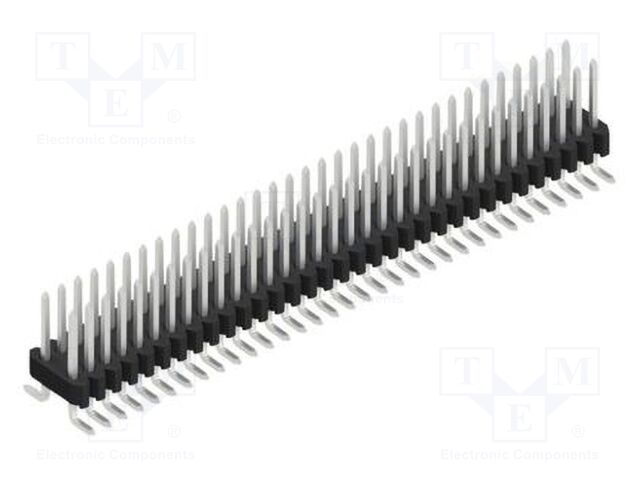 Connector: pin strips; pin header; male; PIN: 66; 1.27mm; SMT; 2x33