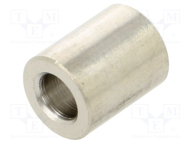 Spacer sleeve; 4.3mm; cylindrical; stainless steel; Øint: 8mm