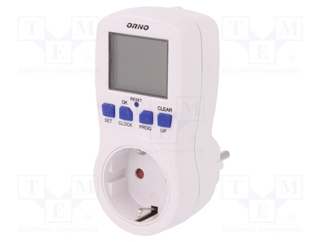 Programmable time switch; Range: 1min÷7days; 230VAC; IP20