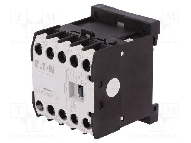 Contactor: 3-pole; NO x3; Auxiliary contacts: NO; 24VDC; 12A; DIN
