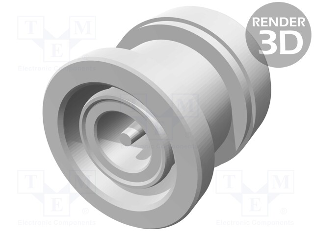 Plug; BNC; male; straight; 50Ω; crimped (hex); for cable; teflon