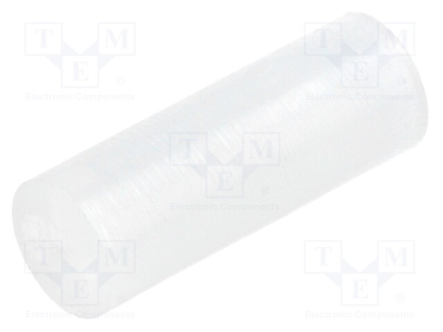 Spacer sleeve; LED; Øout: 5mm; ØLED: 5mm; L: 13.5mm; natural; UL94V-2