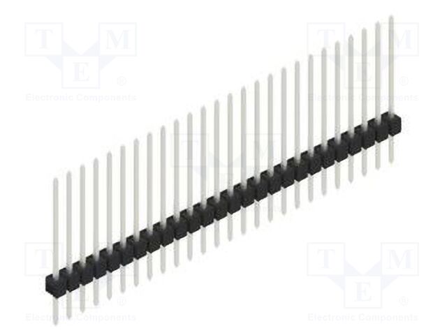 Connector: pin strips; pin header; male; PIN: 26; 2.54mm; THT; 1x26