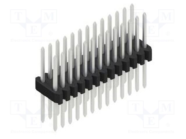 Connector: pin strips; pin header; male; PIN: 26; 1.27mm; THT; 2x13